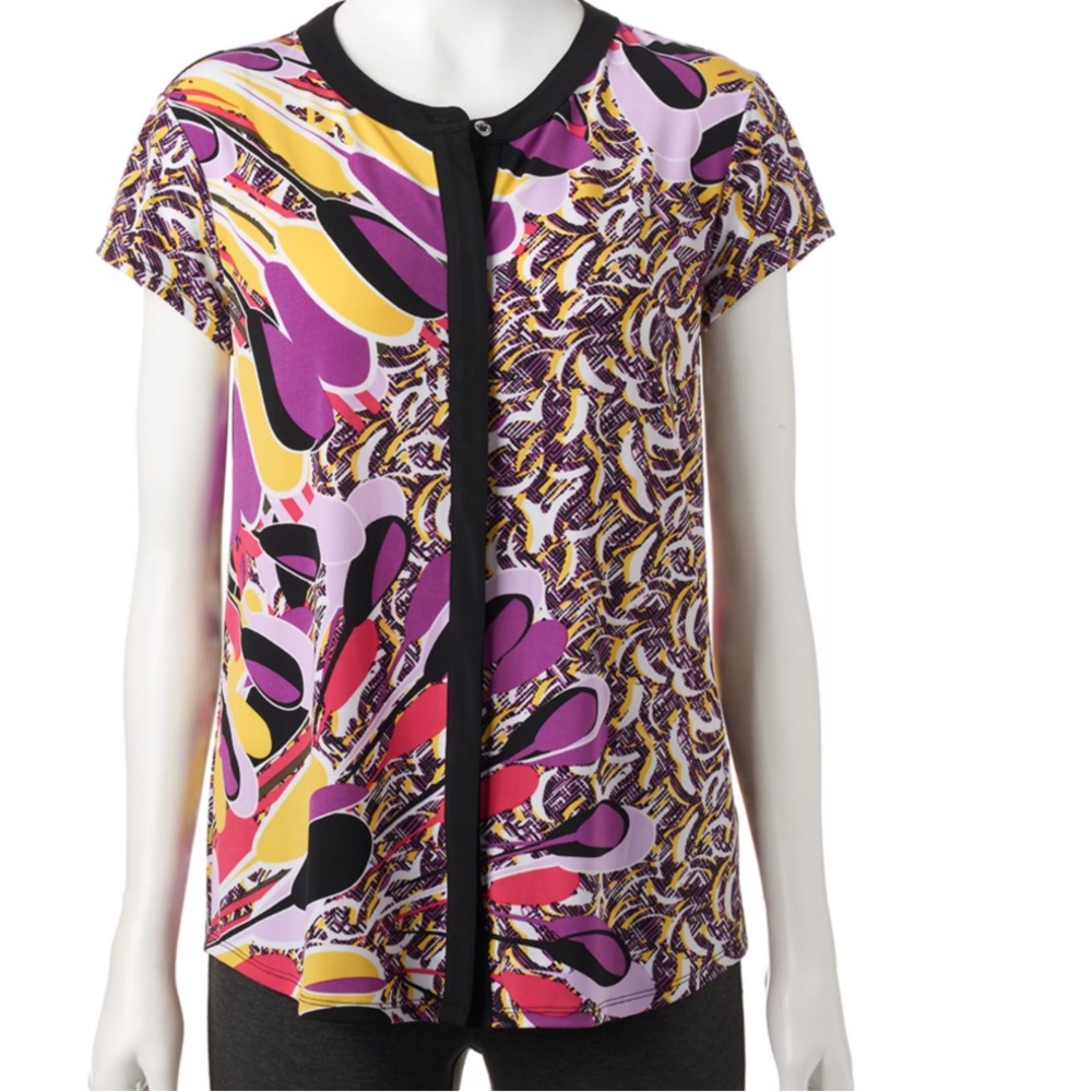 Women's Dana Buchman Mandarin Collar Blouse
J